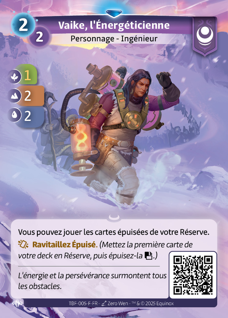 Vaike, l'Énergéticienne