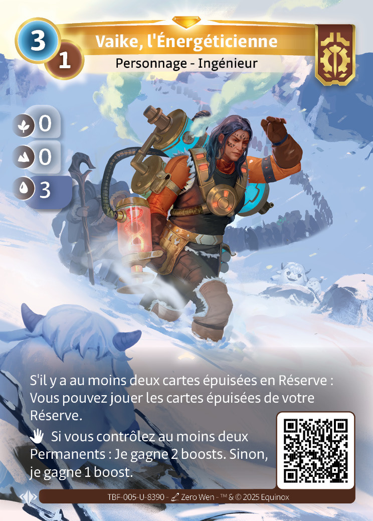 Vaike, l'Énergéticienne