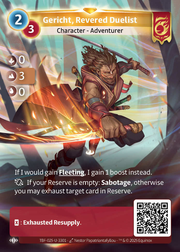Gericht, Revered Duelist