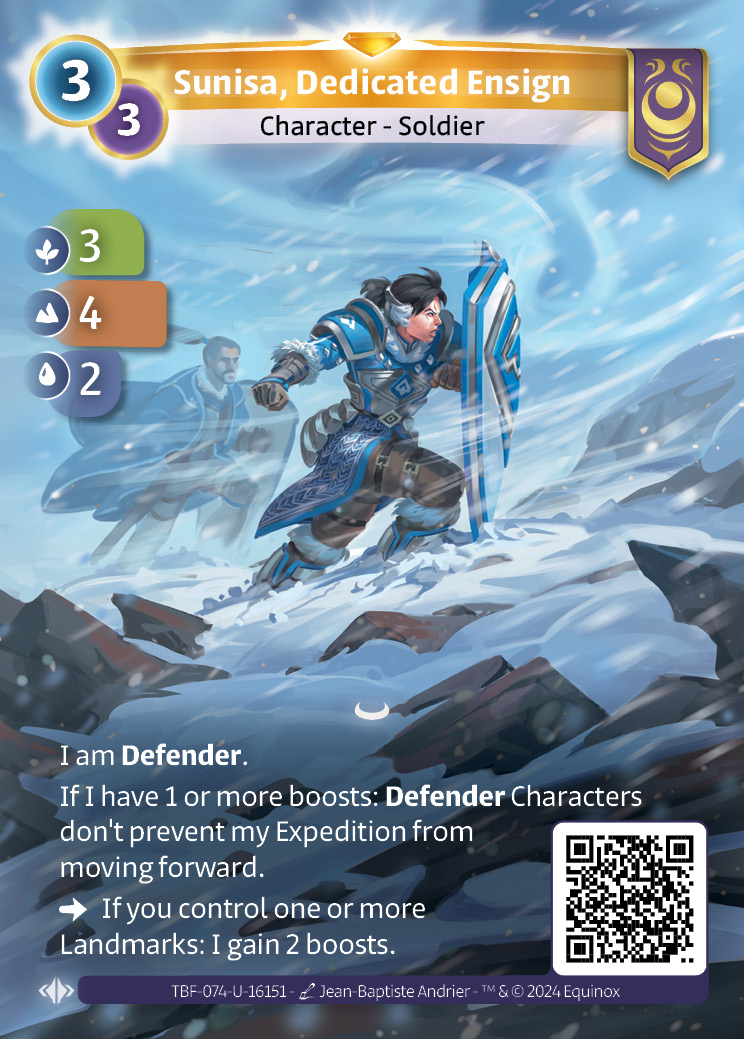 Sunisa, Dedicated Ensign