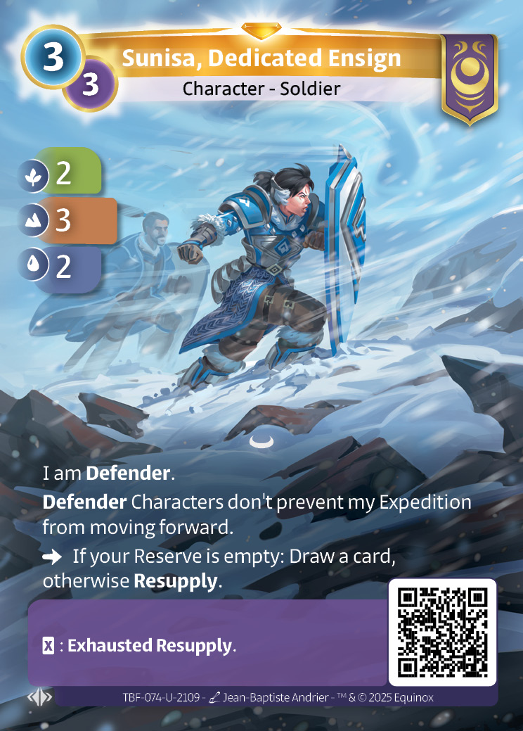 Sunisa, Dedicated Ensign