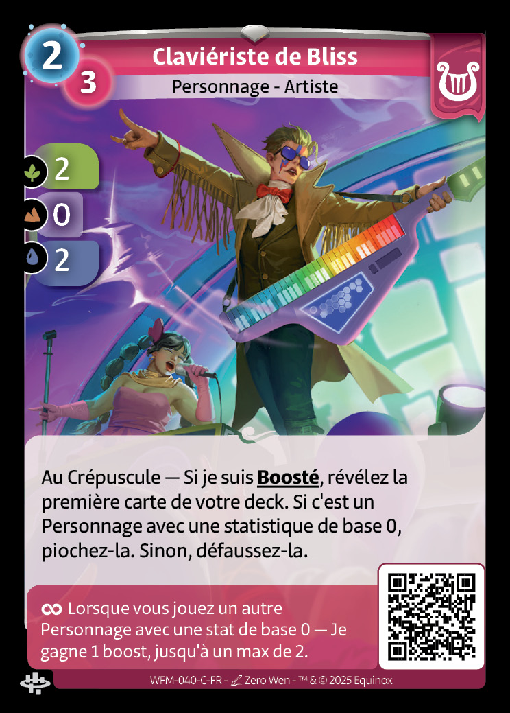 Claviériste de Bliss