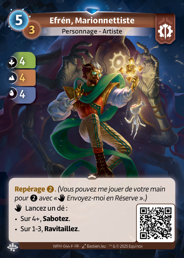 Efrén, Marionnettiste