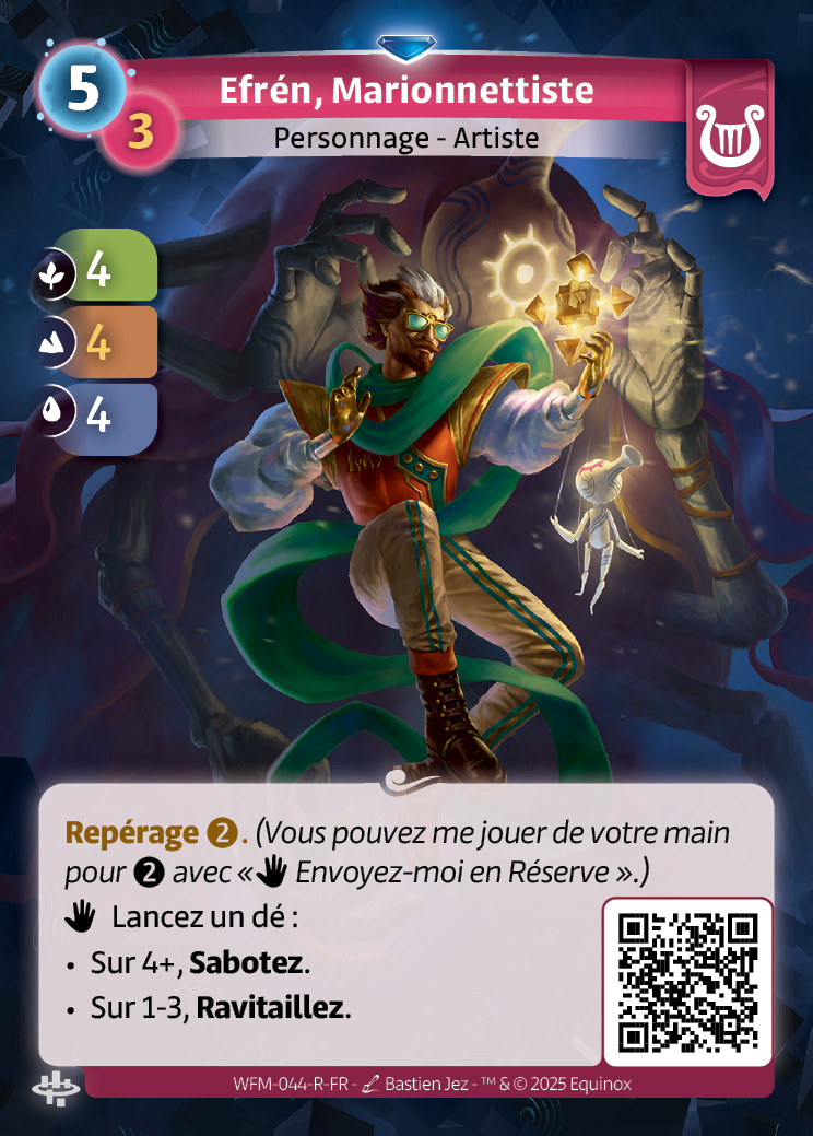 Efrén, Marionnettiste