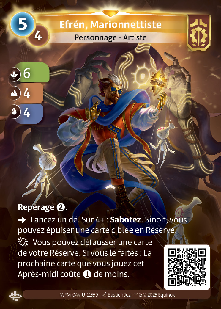 Efrén, Marionnettiste