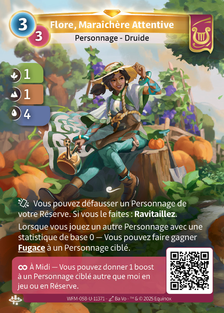 Flore, Maraîchère Attentive