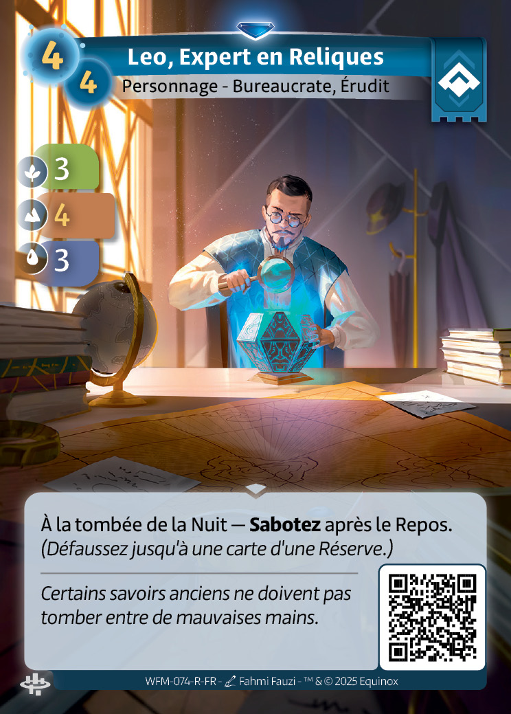 Leo, Expert en Reliques