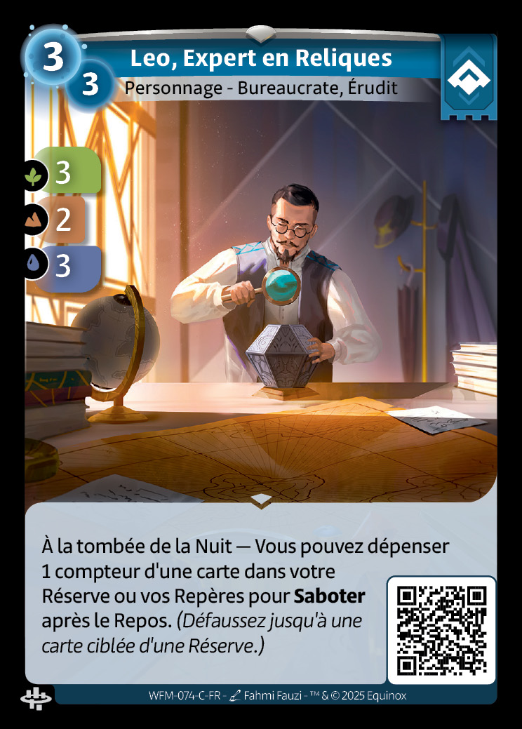 Leo, Expert en Reliques