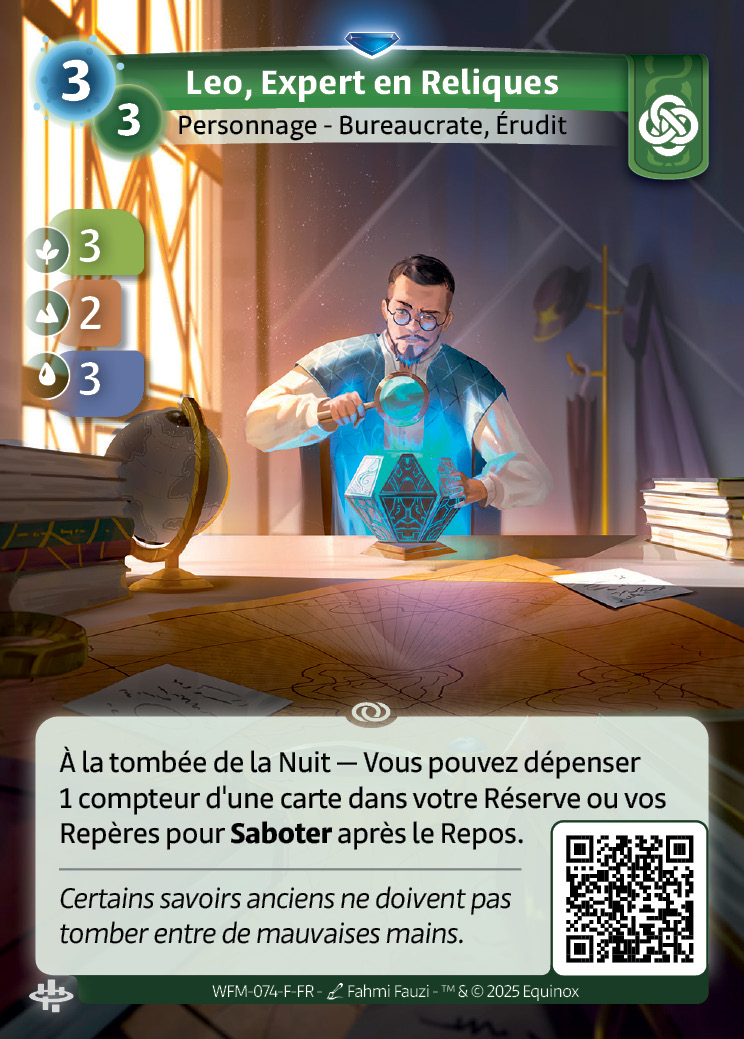 Leo, Expert en Reliques