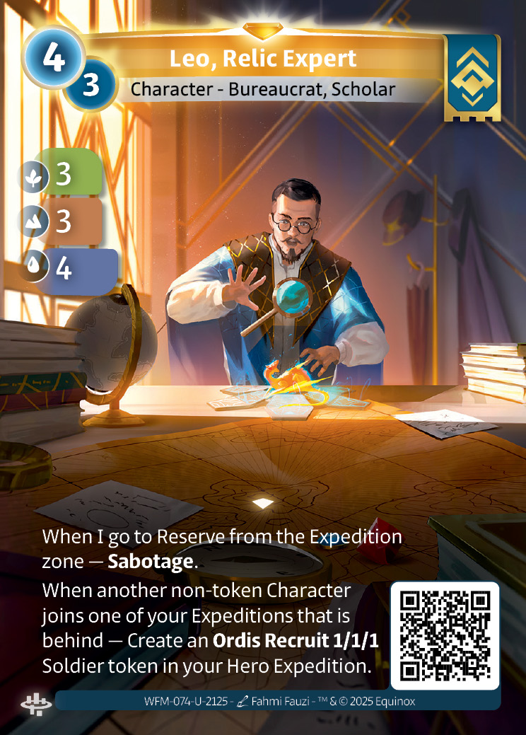 Leo, Relic Expert