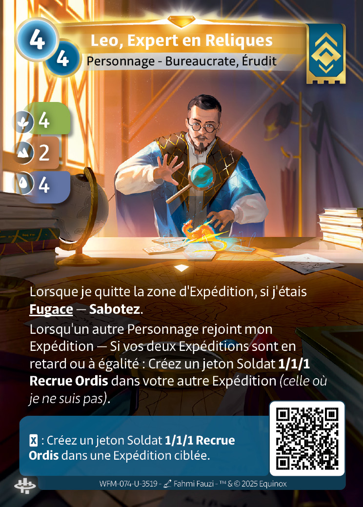 Leo, Expert en Reliques