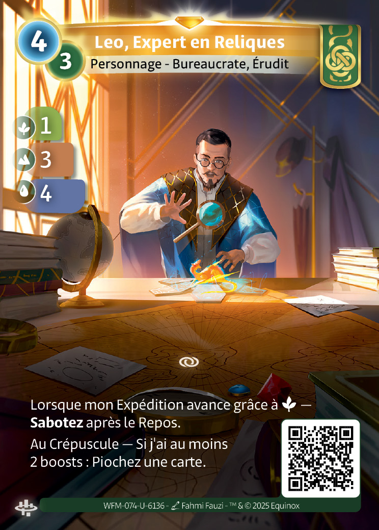 Leo, Expert en Reliques