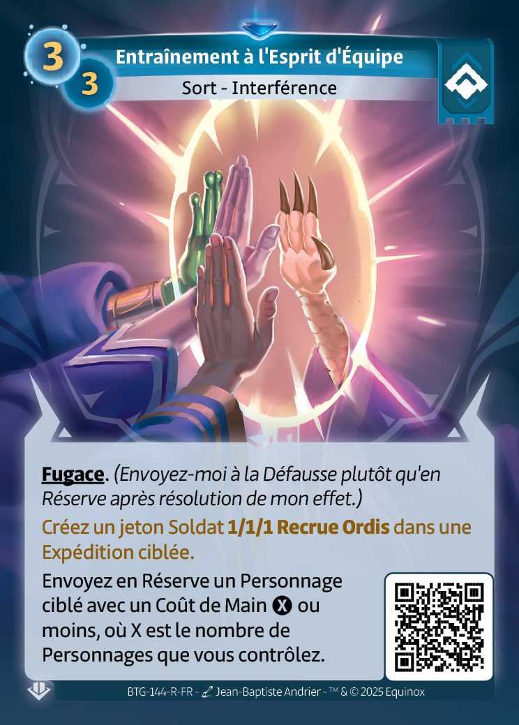 Entraînement à l'Esprit d'Équipe