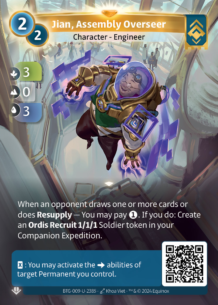 Jian, Assembly Overseer