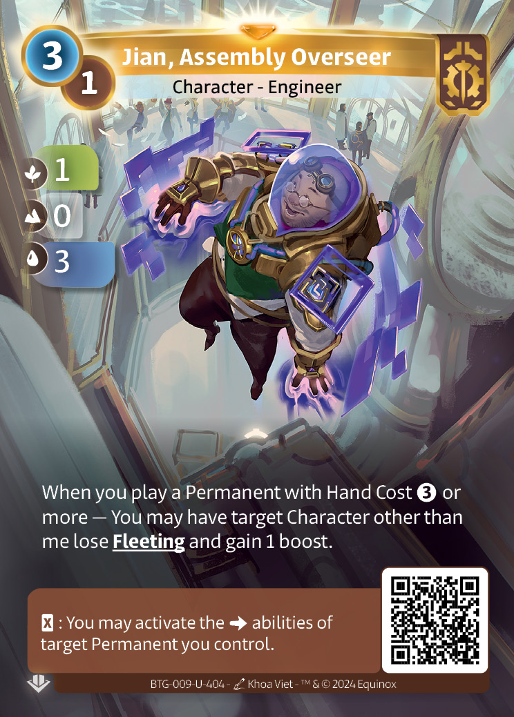 Jian, Assembly Overseer