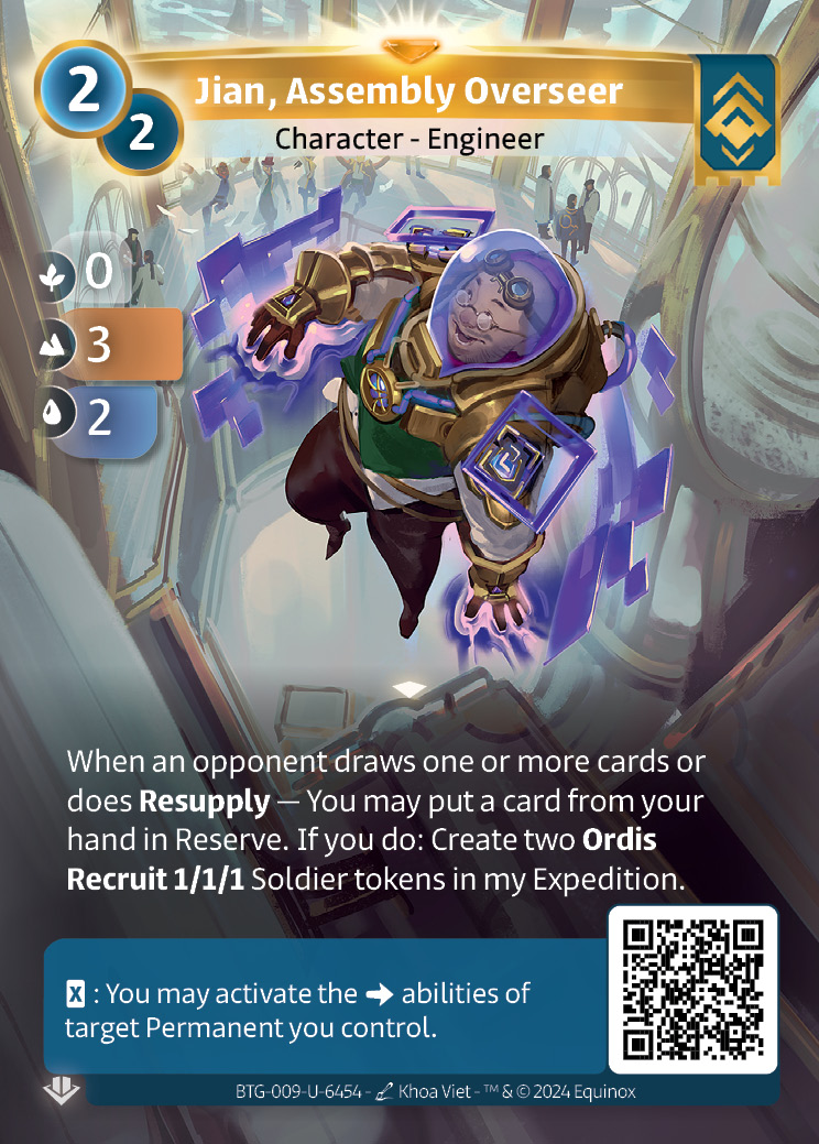 Jian, Assembly Overseer