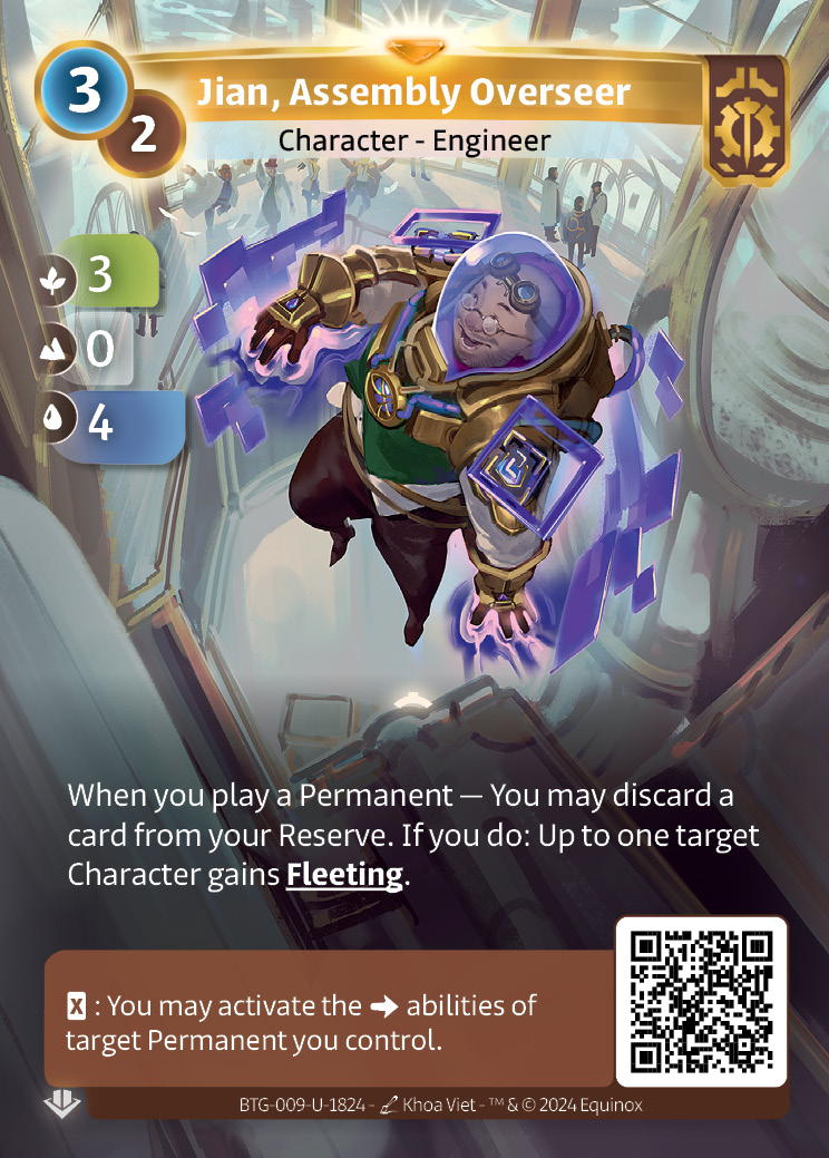 Jian, Assembly Overseer