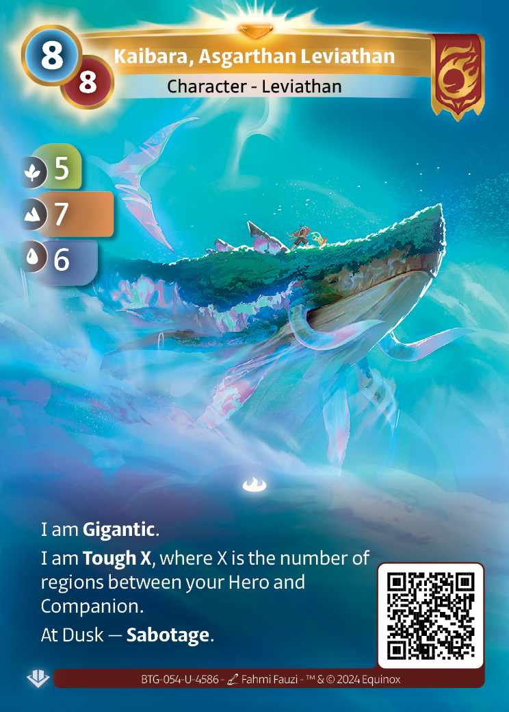 Kaibara, Asgarthan Leviathan