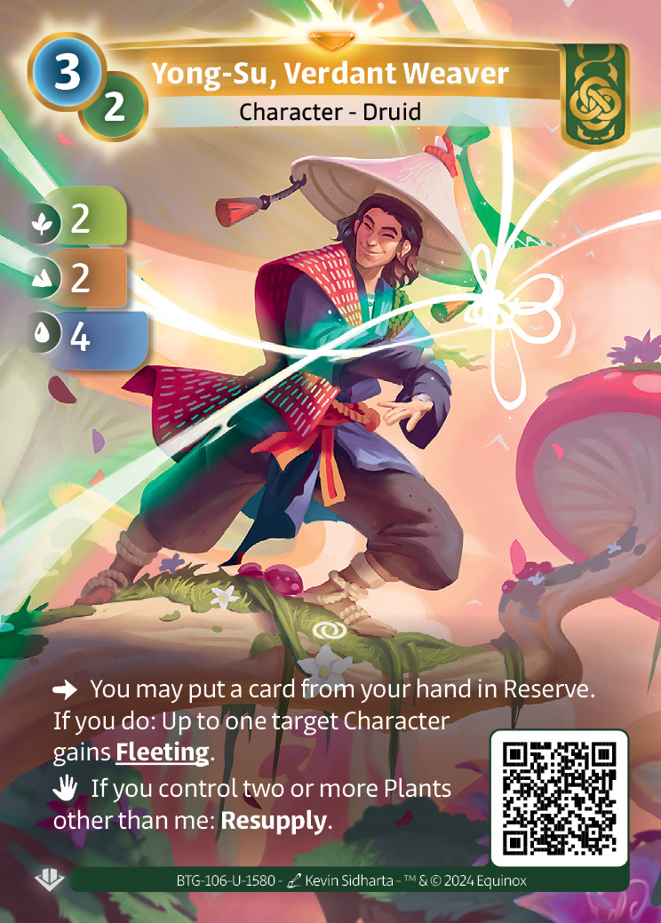 Yong-Su, Verdant Weaver
