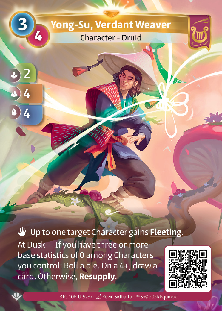 Yong-Su, Verdant Weaver