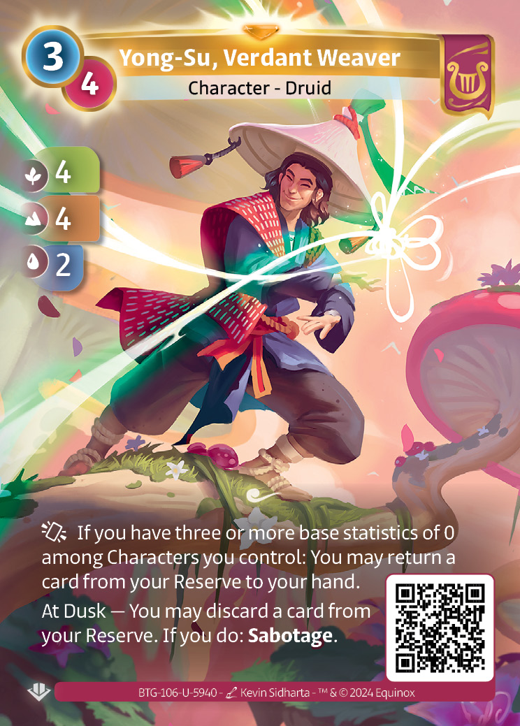 Yong-Su, Verdant Weaver