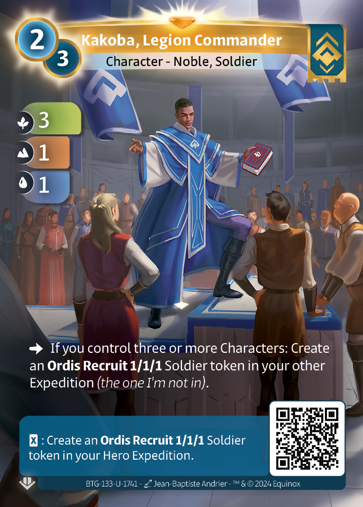 Kakoba, Legion Commander