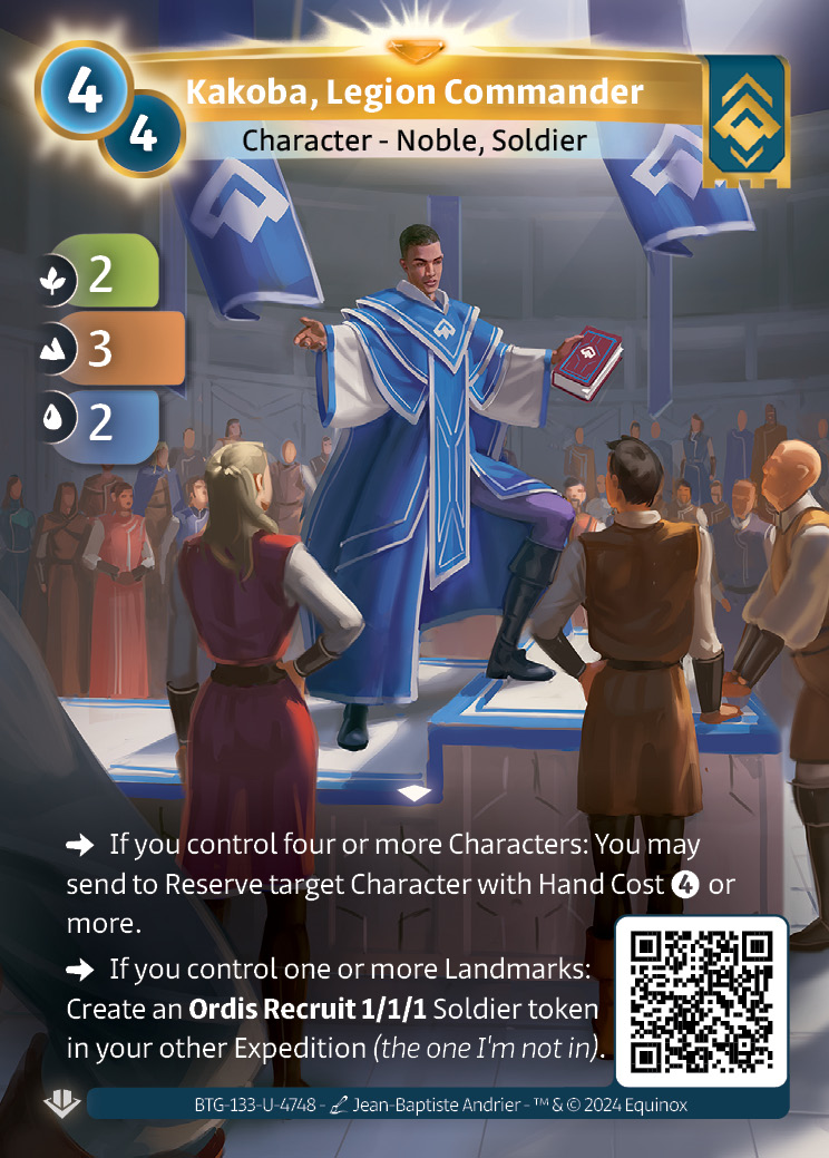 Kakoba, Legion Commander
