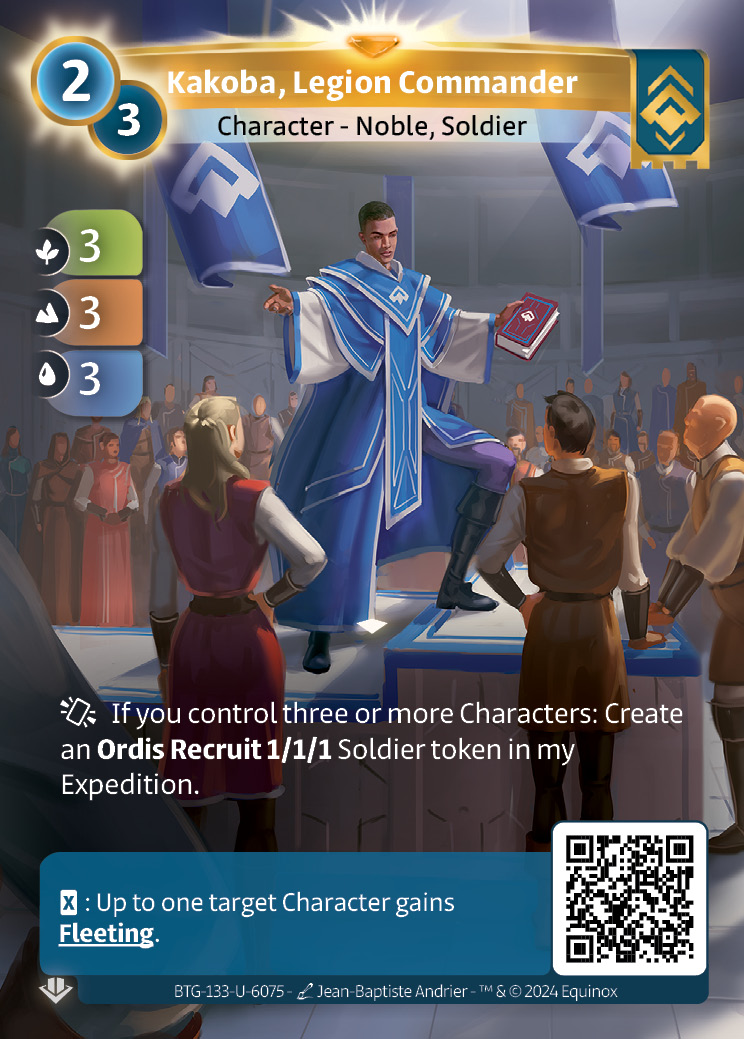 Kakoba, Legion Commander