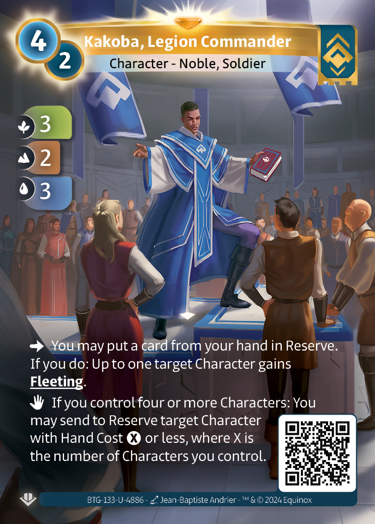 Kakoba, Legion Commander