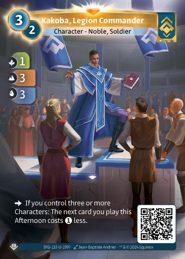 Kakoba, Legion Commander