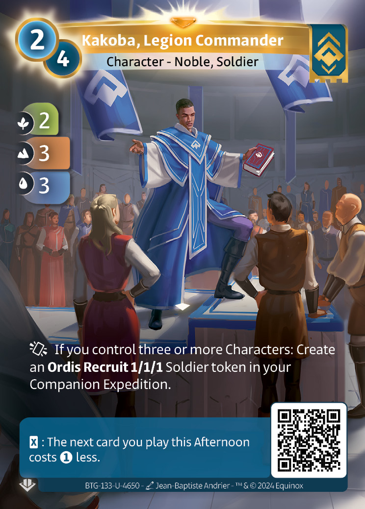 Kakoba, Legion Commander
