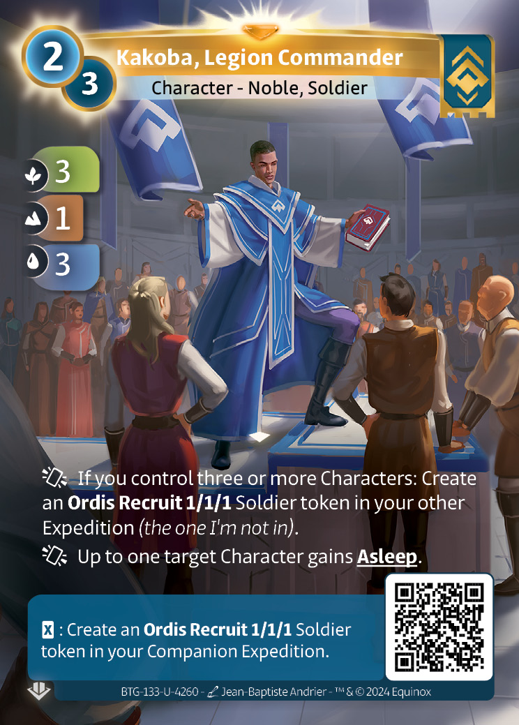 Kakoba, Legion Commander