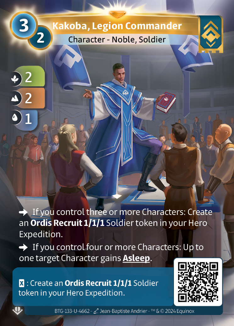 Kakoba, Legion Commander