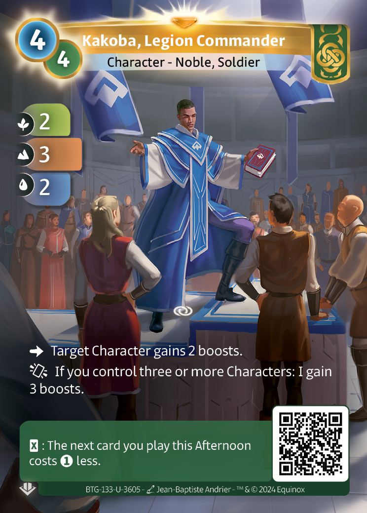Kakoba, Legion Commander