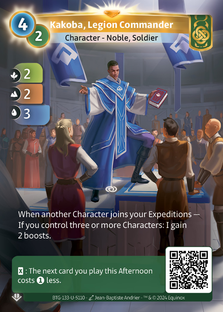 Kakoba, Legion Commander