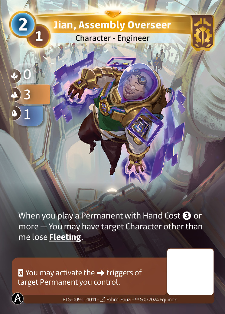 Jian, Assembly Overseer