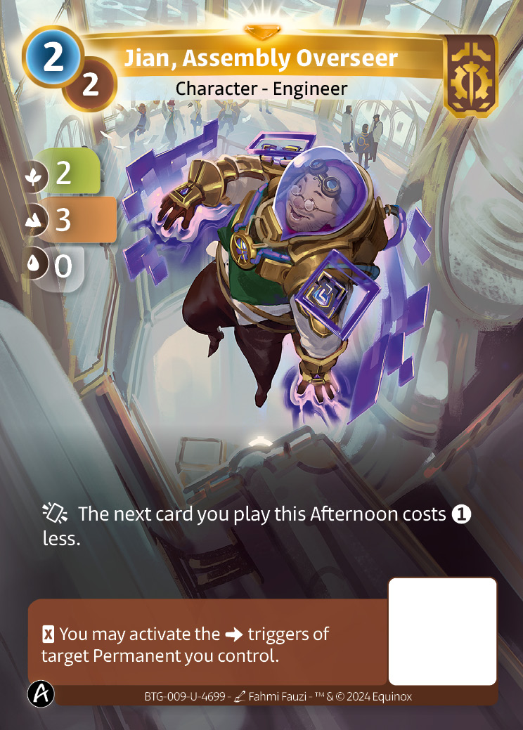 Jian, Assembly Overseer