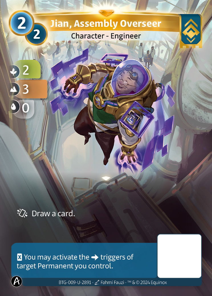 Jian, Assembly Overseer