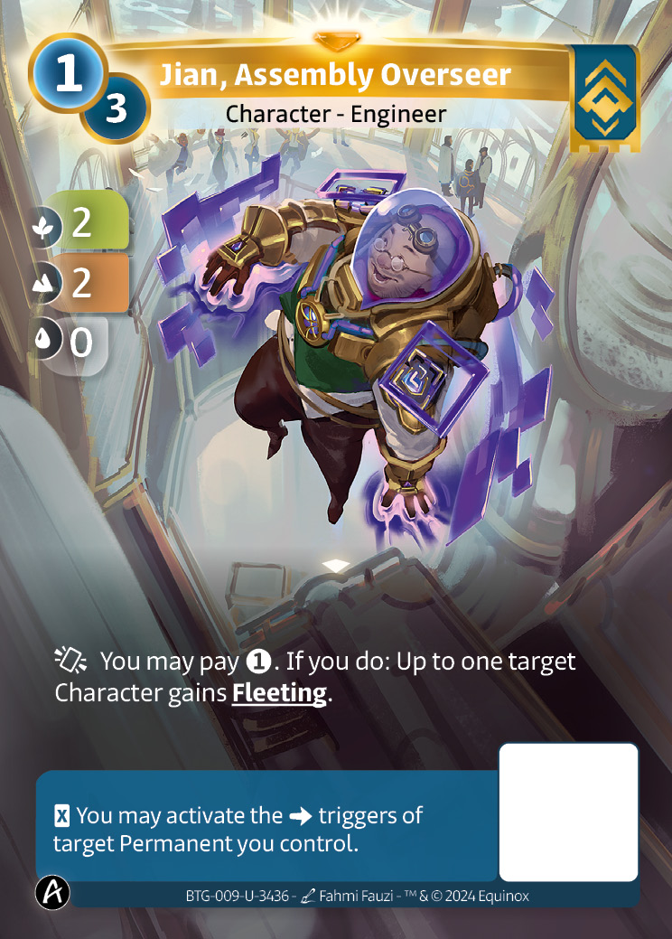 Jian, Assembly Overseer