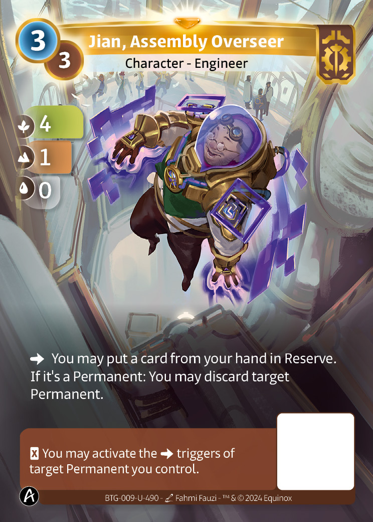 Jian, Assembly Overseer
