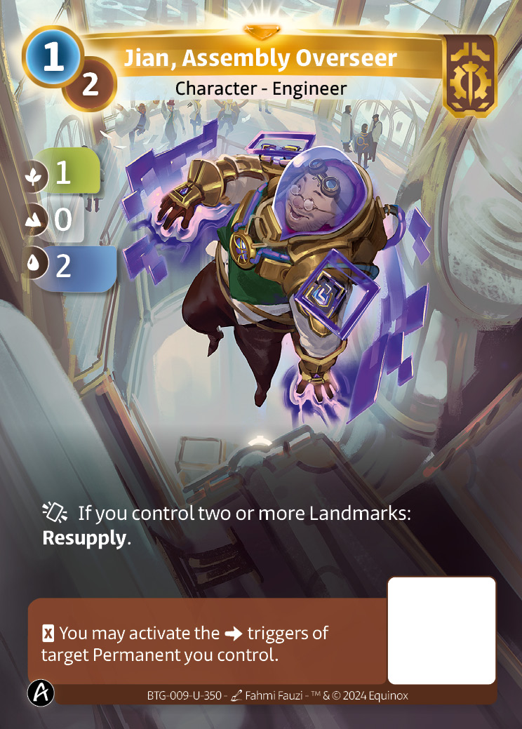 Jian, Assembly Overseer