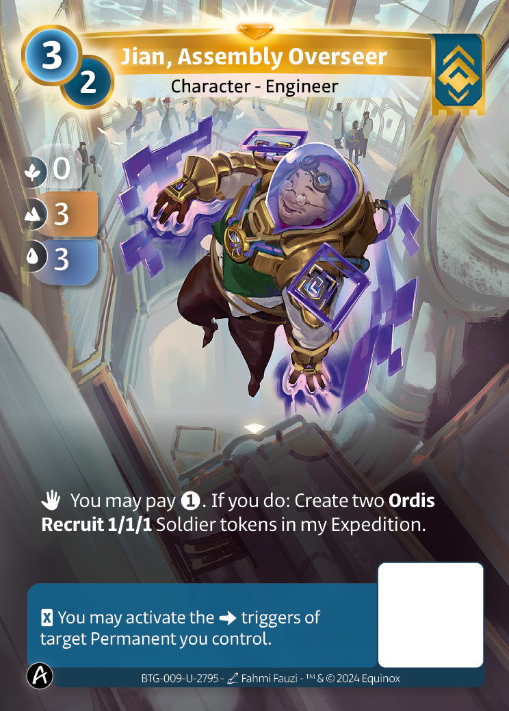 Jian, Assembly Overseer