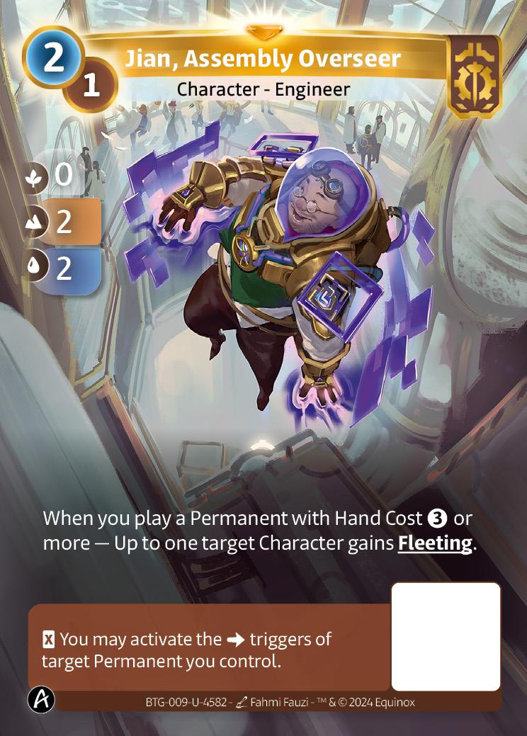Jian, Assembly Overseer