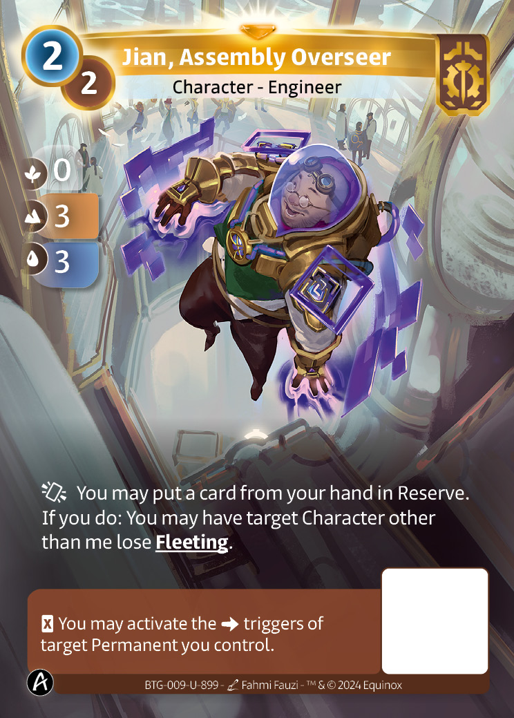 Jian, Assembly Overseer