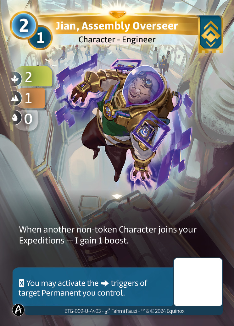 Jian, Assembly Overseer