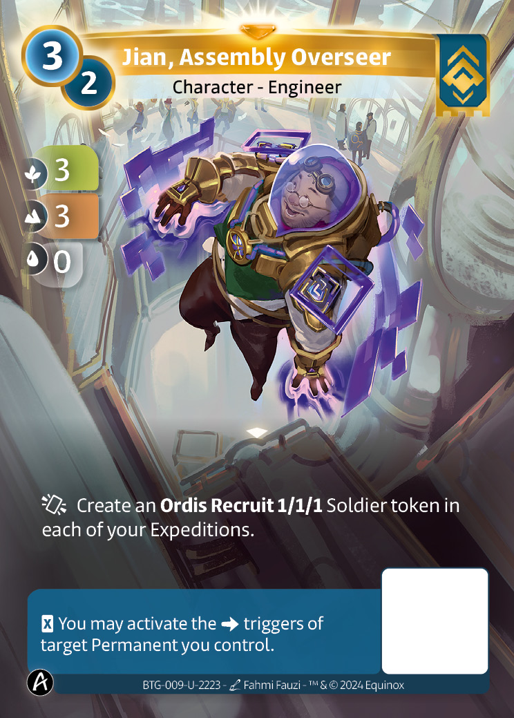 Jian, Assembly Overseer
