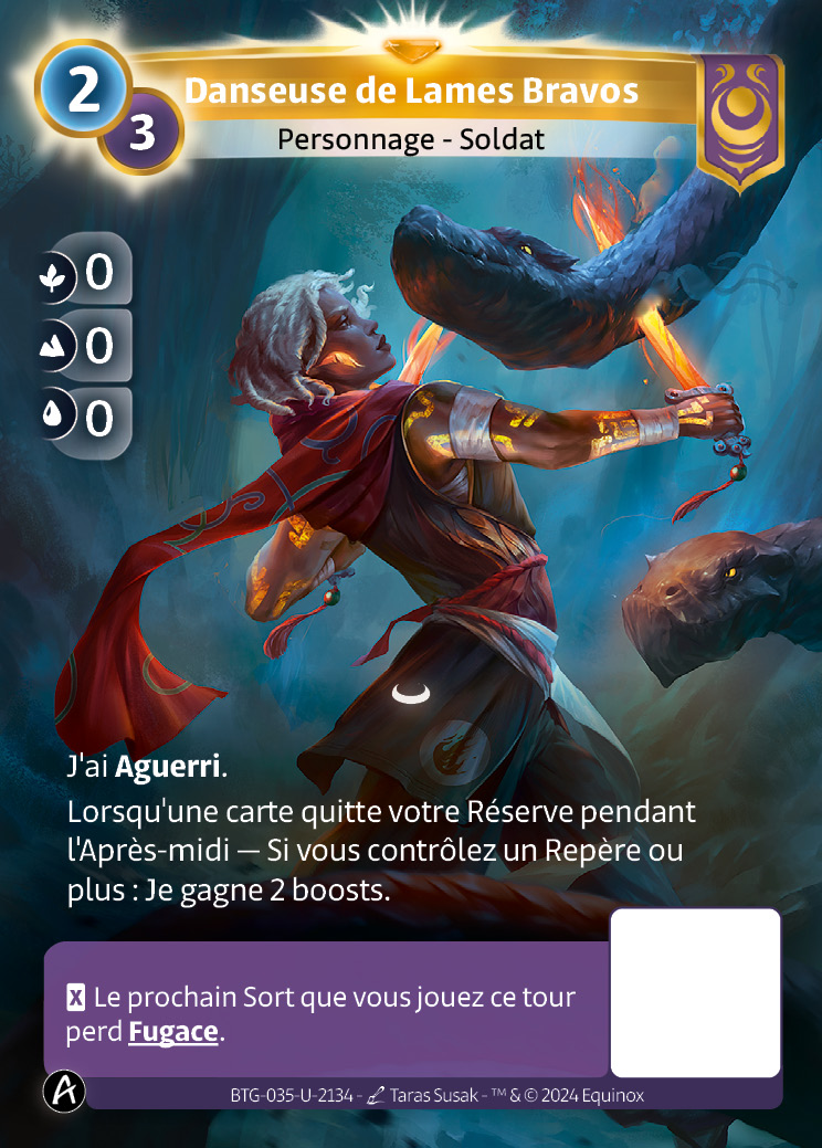 Danseuse de Lames Bravos