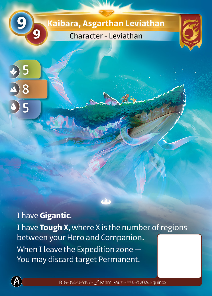 Kaibara, Asgarthan Leviathan