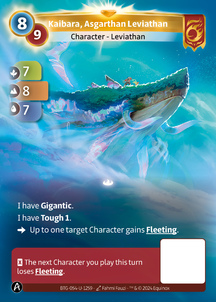 Kaibara, Asgarthan Leviathan