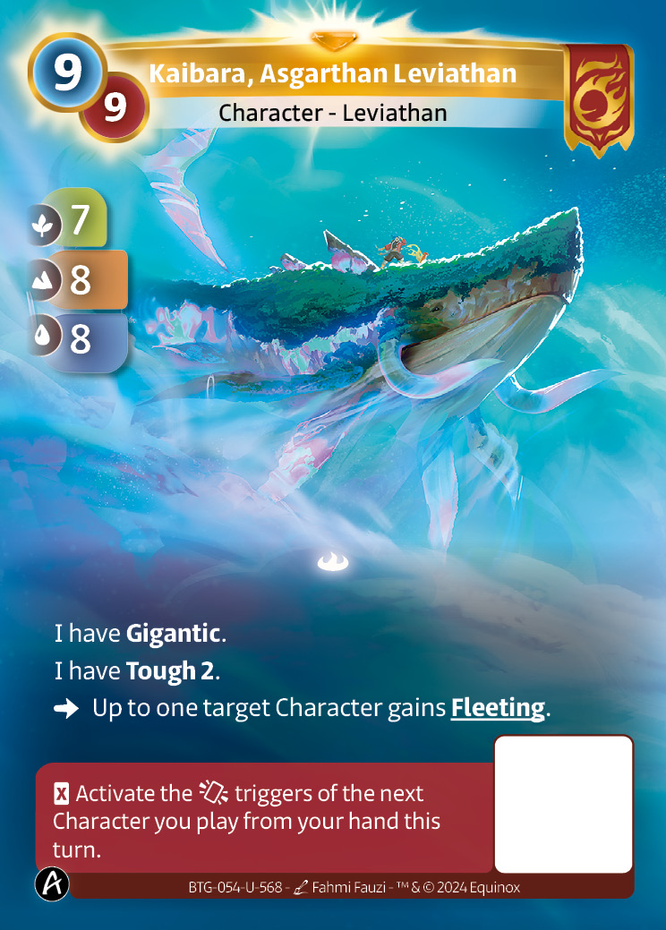 Kaibara, Asgarthan Leviathan